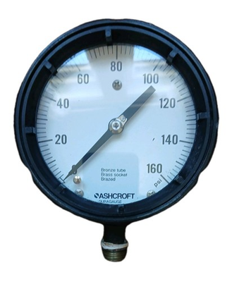 #ad Ashcroft Duragauge 0 160 PSI Pressure Gauge Bronze Bottom Connection $52.42