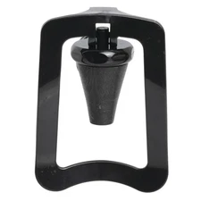 Service Ideas Black Plastic Hands Free Spigot For Beverage Dispensers - 5 1/2"L