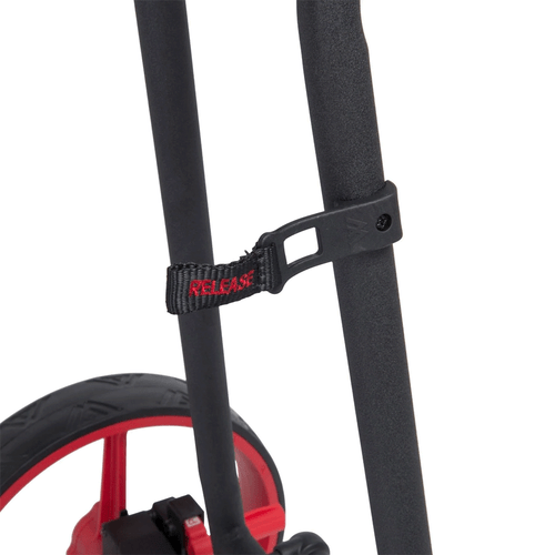 BIG MAX AUTOFOLD FF 3 WHEEL GOLF TROLLEY PUSH CART / BLACK / RED / 2025 MODEL - Picture 13 of 13