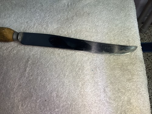 Vintage Remington Dupont American Stag Horn Carving Knife Stainless Steel - Picture 5 of 6