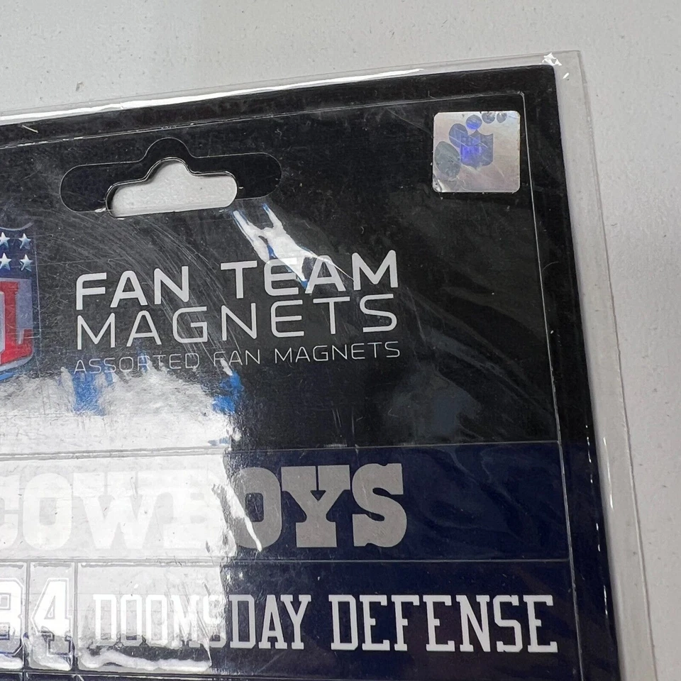 Juego de 2 piezas de imanes surtidos de los Dallas Cowboys equipo de aficionados PSG NFL mercancía oficial Foto 4 de 4