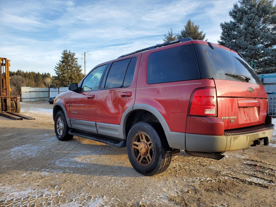 Motor de ventana eléctrica delantera izquierda con regulador (lado del conductor) Ford Explorer 2002-2004 Foto 3 de 4