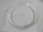 Vintage PYREX Pie Plate 209, 9" Round, Clear Glass, Flat Rim.