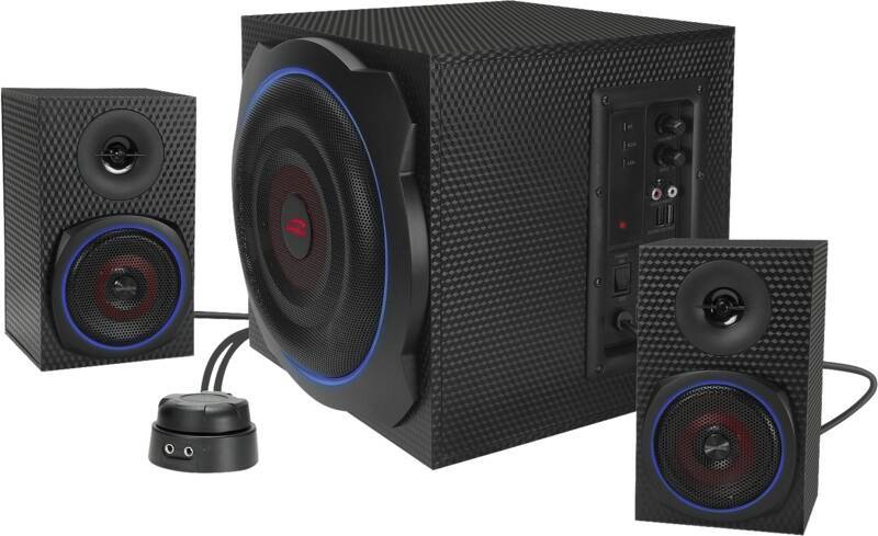 Thumbnail - Speedlink Gravity Carbon Rgb 2.1 Subwoofer System Schwarz