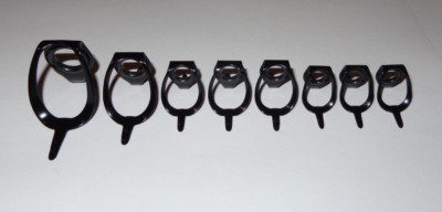 New Set of 8 Batson Forecast BSTLG Turbo Boat Casting Fishing Rod Guides (20-10)