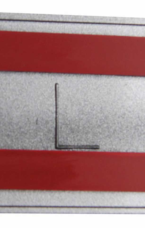 2006-14 Chevy Impala Porta Traseira LH Moldagem Externa Corpo Novo OEM Prata 19120768 - Imagem 3 de 4