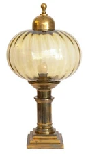 Art Deco Table Lamp "ANTONIO BAY" Brass Lamp Unique Piece