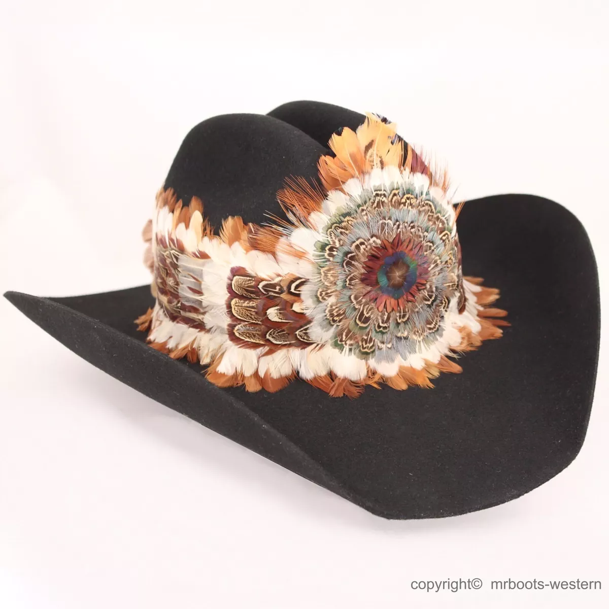 Western Feather Hat Band for Cowboy Hats SGF-FB-600