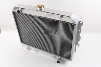 4 Row Aluminum Radiator Shroud Fan Relay fit 1968-1973 Dodge Charger Plymouth AT