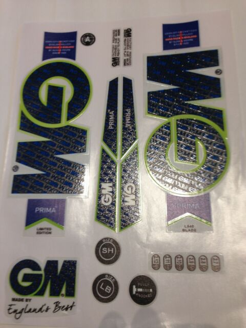 Brand New Embossed Cricket bat Stickers Best Quality