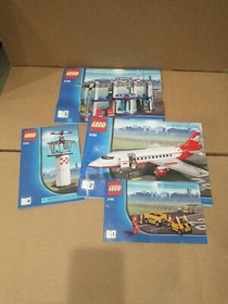 LEGO 3182 CITY: Airport 100% Complete w/ 5 Figs + Manuals + Box (Holes One Side)