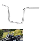 Chrome 14" Rise Ape Hanger Bar 1-1/4" Handlebar Fit For Harley Sportster Softail