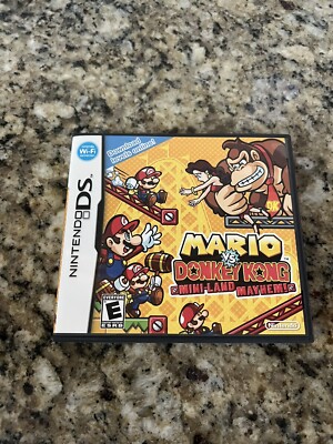 Mario vs. Donkey Kong: Mini-Land Mayhem (Nintendo DS, 2010) Complete Tested 