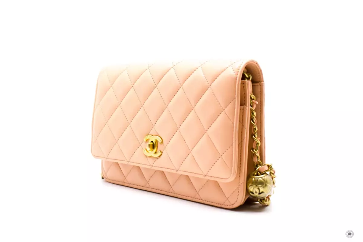 Chanel AP1450B02916 Wallet ON Chain Woc Apricot / NG119 Lambskin