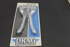 NEW DRAG SPECIALTIES CHROME SLOTTED WIDE LEVER DS-273146