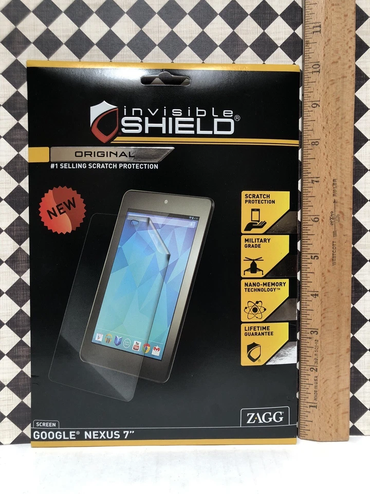 ZAGG Invisible Shield Screen & Scratch Protector ~ Samsung Galaxy Nexus 7” ~ NEW - Image 4 of 4
