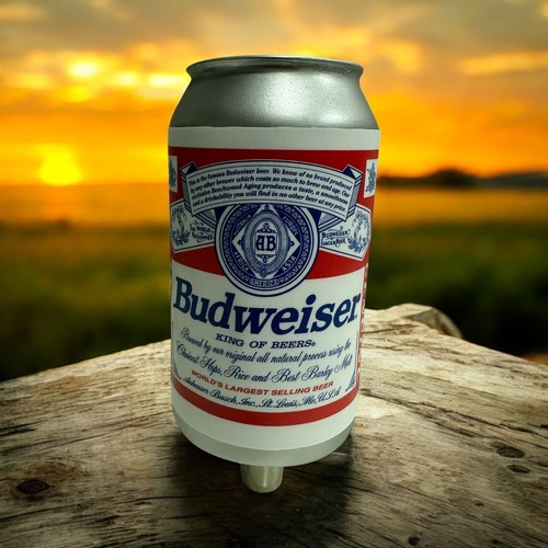 BUDWEISER Beer CAN beer TAP HANDLE marker KEG draft BUD - Picture 2 of 4