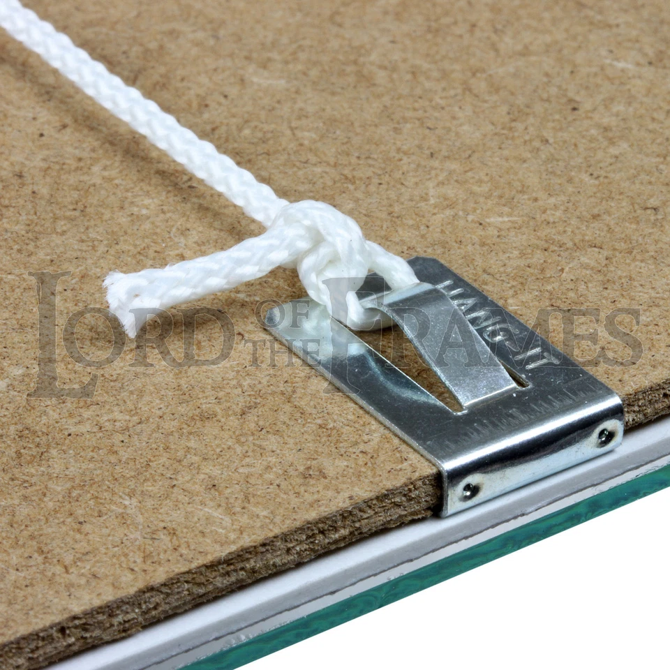 LORD OF THE FRAMES 2mm o 3mm Hang-Its Facile Clip Sopra Appendiabiti Bordo Pannello Cornice Portafoto da Appendere