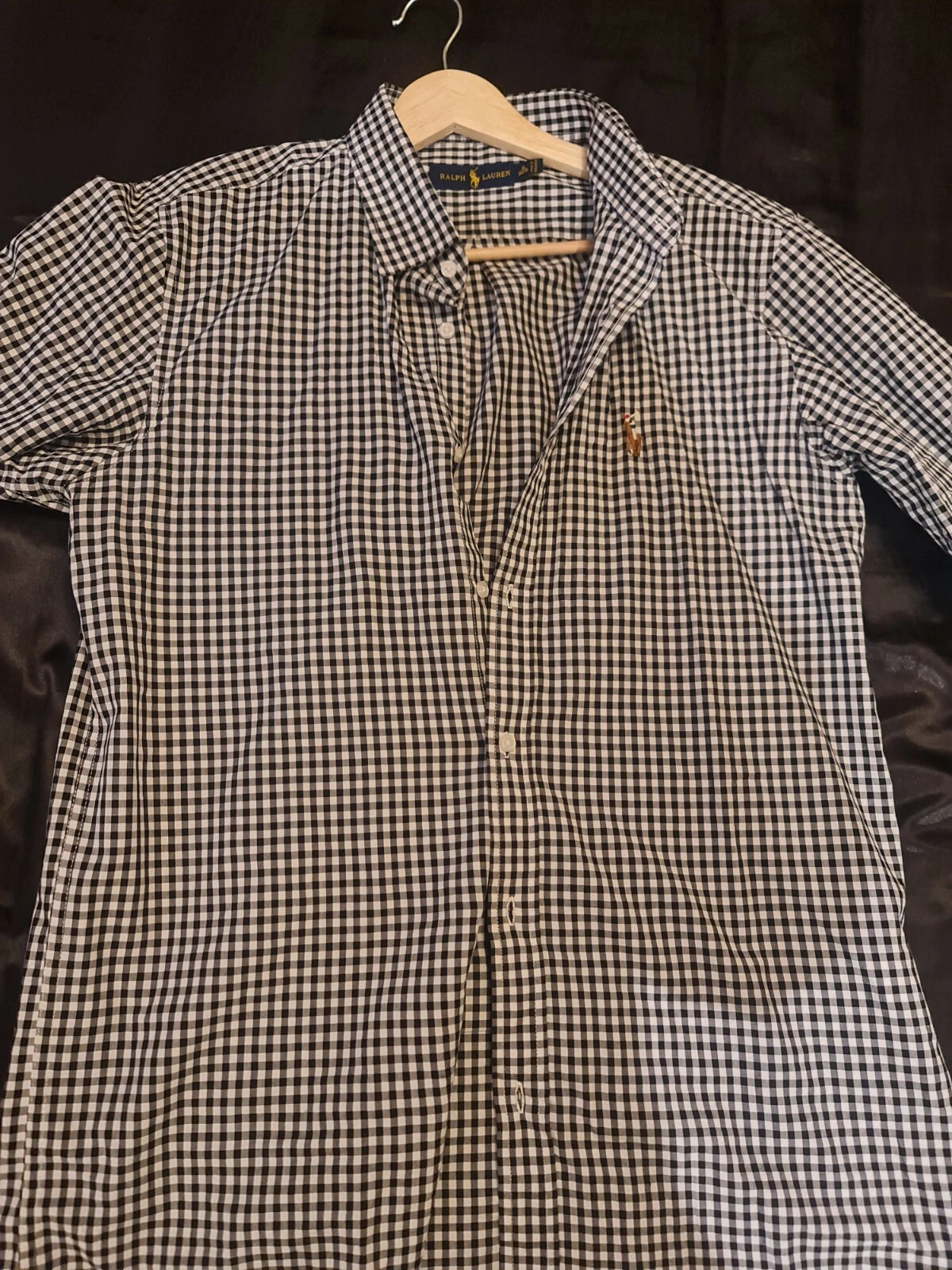 ralph lauren polo shirt medium custom slim fit