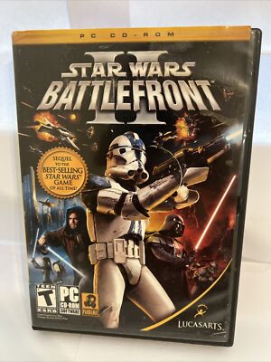 Star Wars Battlefront 2 PC CD-ROM 4 Discs Set