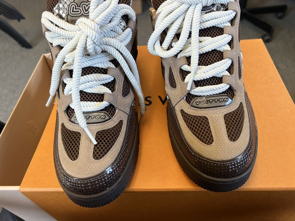 Louis Vuitton Skate Sneaker Mens LV Size 9.5UK loui v | eBay Louis Vuitton Skate Sneaker Mens LV Size 9.5UK loui v | eBay