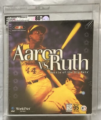 POP 1 VGA 80+ Sealed Giant Box PC 1997 - Hank Aaron vs. Babe Ruth - Windows 95