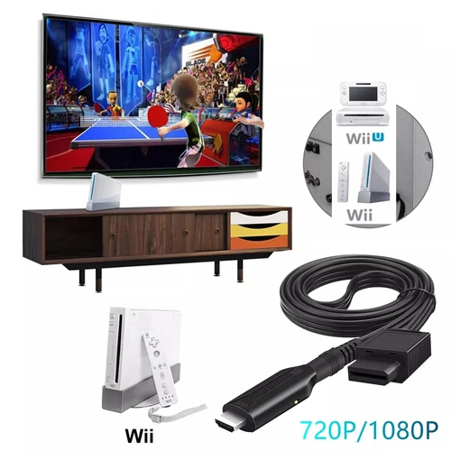 Wii to HDMI Adapter Converter Cable Full HD 1080P Plug&Play for Television PC^US - Picture 5 of 7
