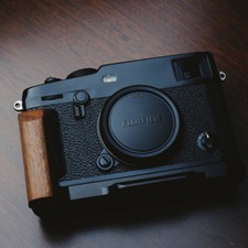 Camera Wood Hand Grip Handle Aluminum Alloy Base Cover For Fuji X-Pro3 Xpro3