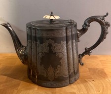 Antique Silver Plate barker Bros Barker Ellis Teapot