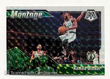 2019-20 Panini Mosaic Montage Mosaic White #18 Kemba Walker /25