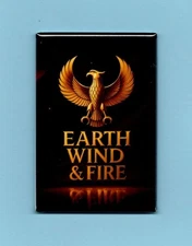 EARTH WIND & FIRE LOGO *2X3 FRIDGE MAGNET* ROCK N ROLL R&B SOUL FUNK DISCO SOUL