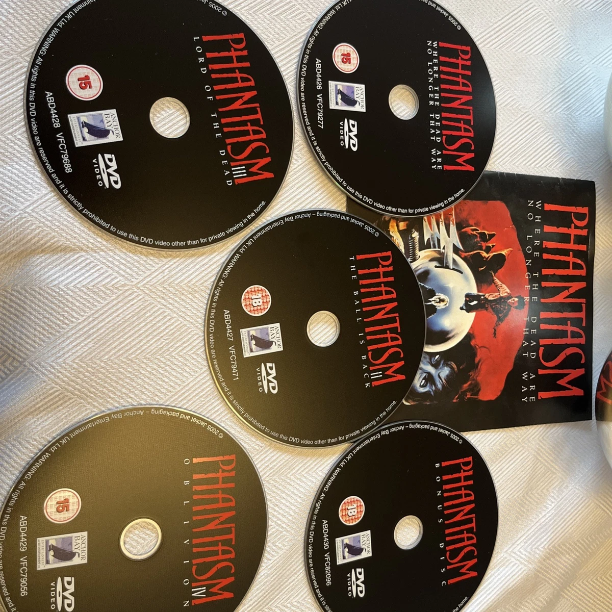 DON COSCARELLI'S PHANTASM THE TETRALOGY I - IV DVD HORROR COLLECTORS SET  SPHERE