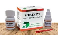 Dengen Dental ZPC Zinc Phosphate Cem 30gm/15ml For Dental Use-(Free Shipping)