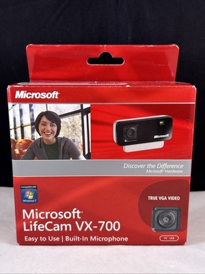 Microsoft LifeCam Web Cam VX-700 Built In Microphone