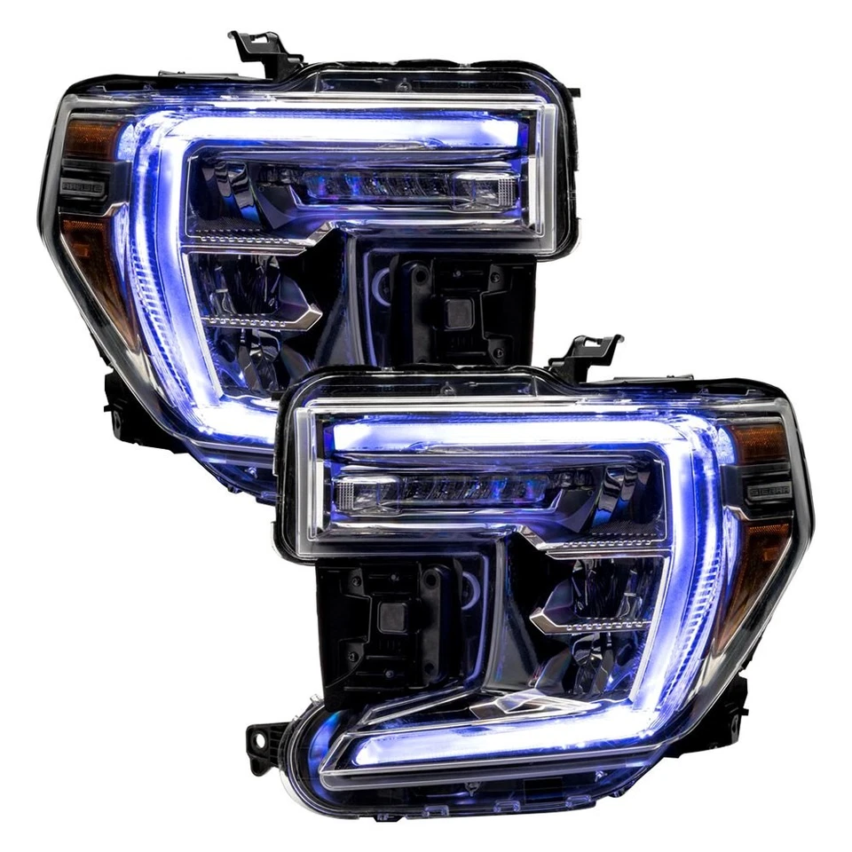 For 2019-2021 GMC Sierra 1500 ORACLE ColorSHIFT® RGB+W Headlight DRL Upgrade - Imagem 3 de 4