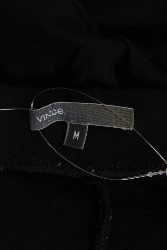 Leggings Vince Mujer Texturizados Elásticos Cintura Forrados Negros Talla M Foto 4 de 4
