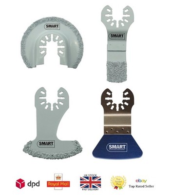 SMART SM4-TK Trade Universal 4-teiliges Trade Fliesenset Multitool