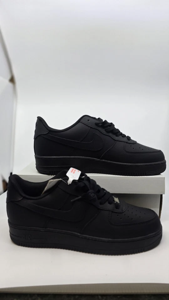 Size 12 - Nike Air Force 1 '07 Low Triple Black | BRAND NEW WITH BOX - Image 3 of 4