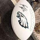 Philadelphia Eagles  jason kelce Autographed Football PSA Authenticated
