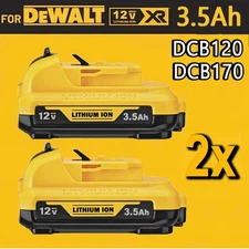 2x 12V 3.5Ah Li-ion Battery For DeWalt DCB120 DCB121 DCB127 XR Max Lithium New