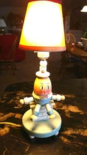 Vintage Humpty Dumpty Lamp, Nursery  With  Shade & Bulb.