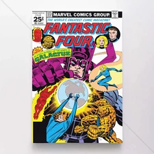 Fantastic Four #173 Poster Canvas F4 Marvel Comic Book Art Print
