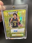 2023 Panini Phoenix Basketball Yellow Keyonte George #RS-KYG PSA 9