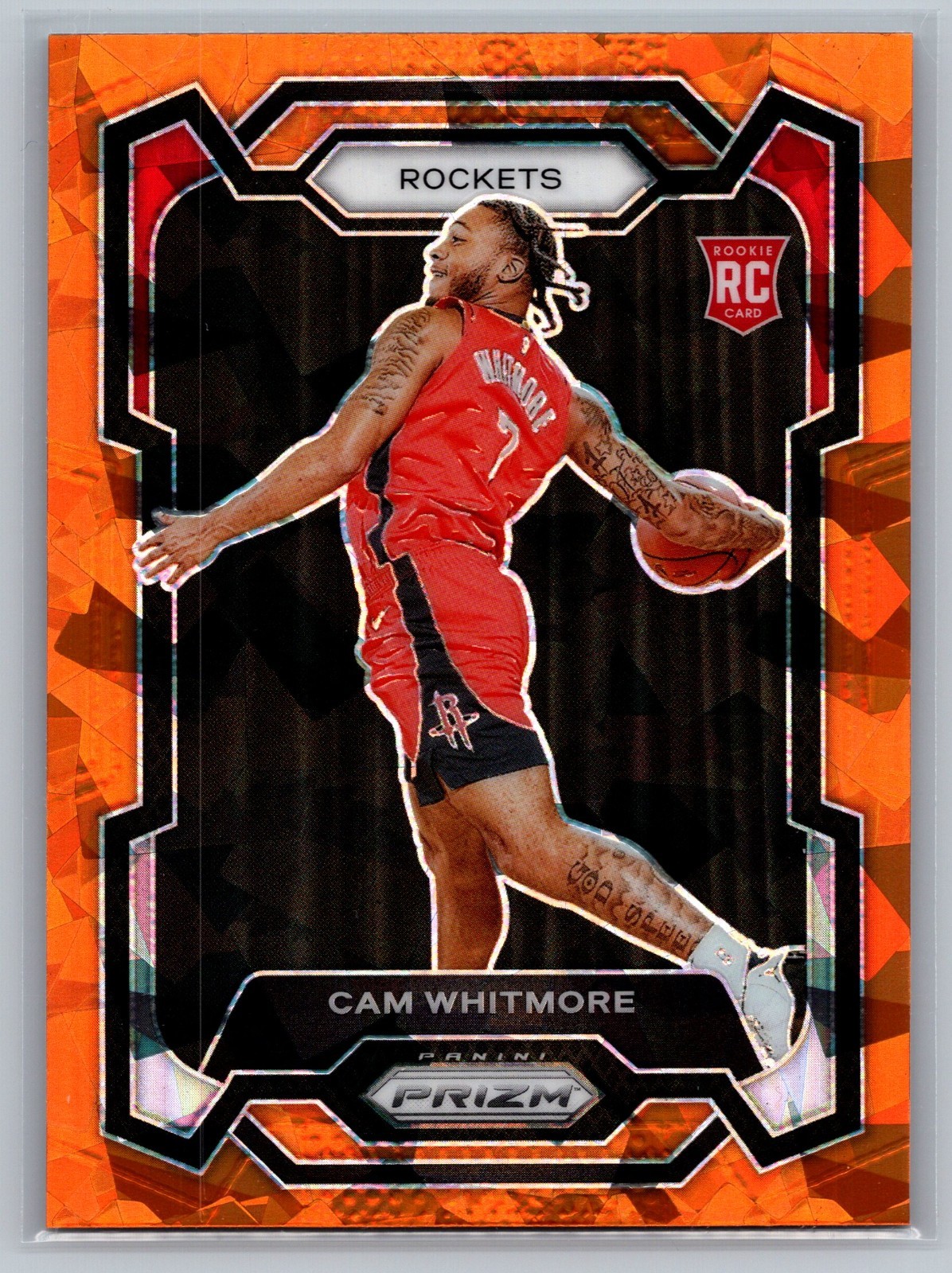 2023 Prizm Cam Whitmore #129 ROOKIE RC Orange Ice Prizm