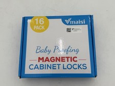 New Open Box Vmaisi 16 Pack Baby Child Safety Magnetic Cabinet Locks