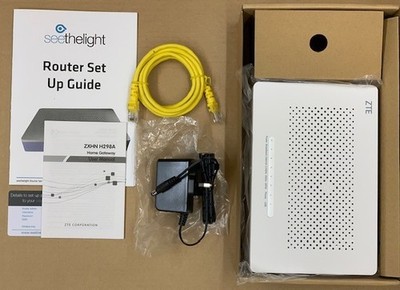 ZTE ZXHN H298A WiFi Home Gateway 1Gb Router Fibre Modem See The Light ...