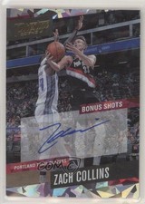 2017-18 Panini Prestige Bonus Shots Signatures Crystal Zach Collins #11 Auto fm0
