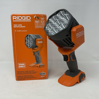#ad #ad Ridgid 18V Volt LED Spotlight Cordless 3200 Lumen Multi Mode Tool Only R8699B $69.99