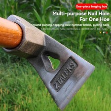 Multifunktionale Manganstahl Hacke Hammer Nagelentferner Gartengerät robust