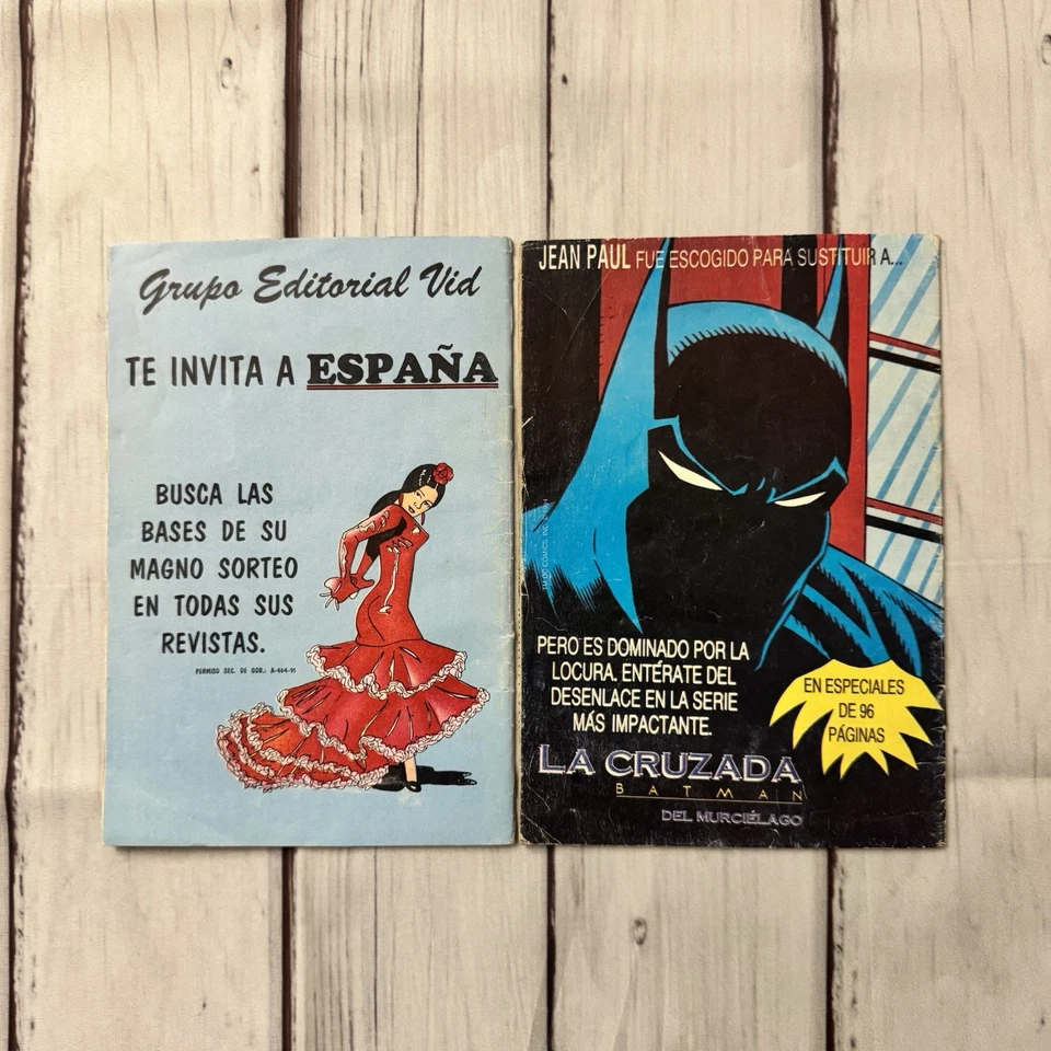 Superman Contra Un Tanto Mortal Mexico Spanish #137 #212 Comic Lot Kyprton - Image 2 of 4